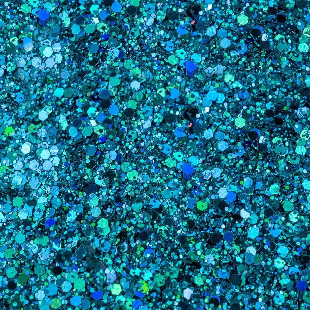Ombre Glitter Nail Art - Turquoise Colors - GO04