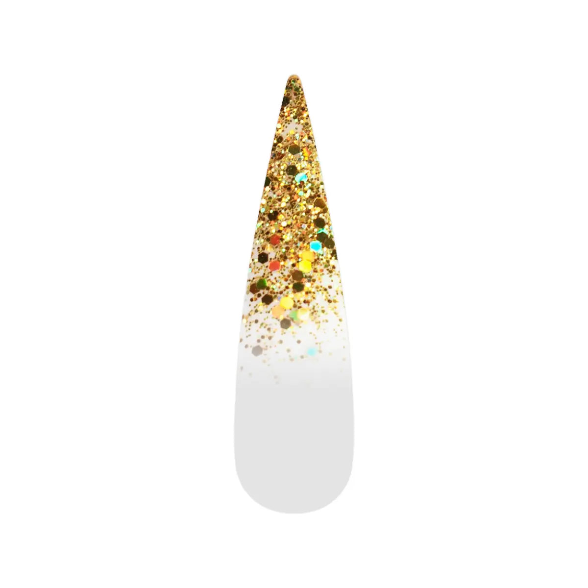 Ombre Glitter Nail Art - Yellow Colors - GO02