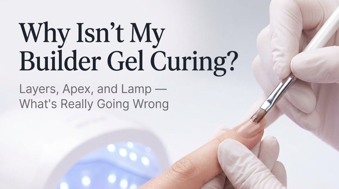 Why isn't my builder gel curing — guide to layers, apex placement, and lamp issues for salon professionals
