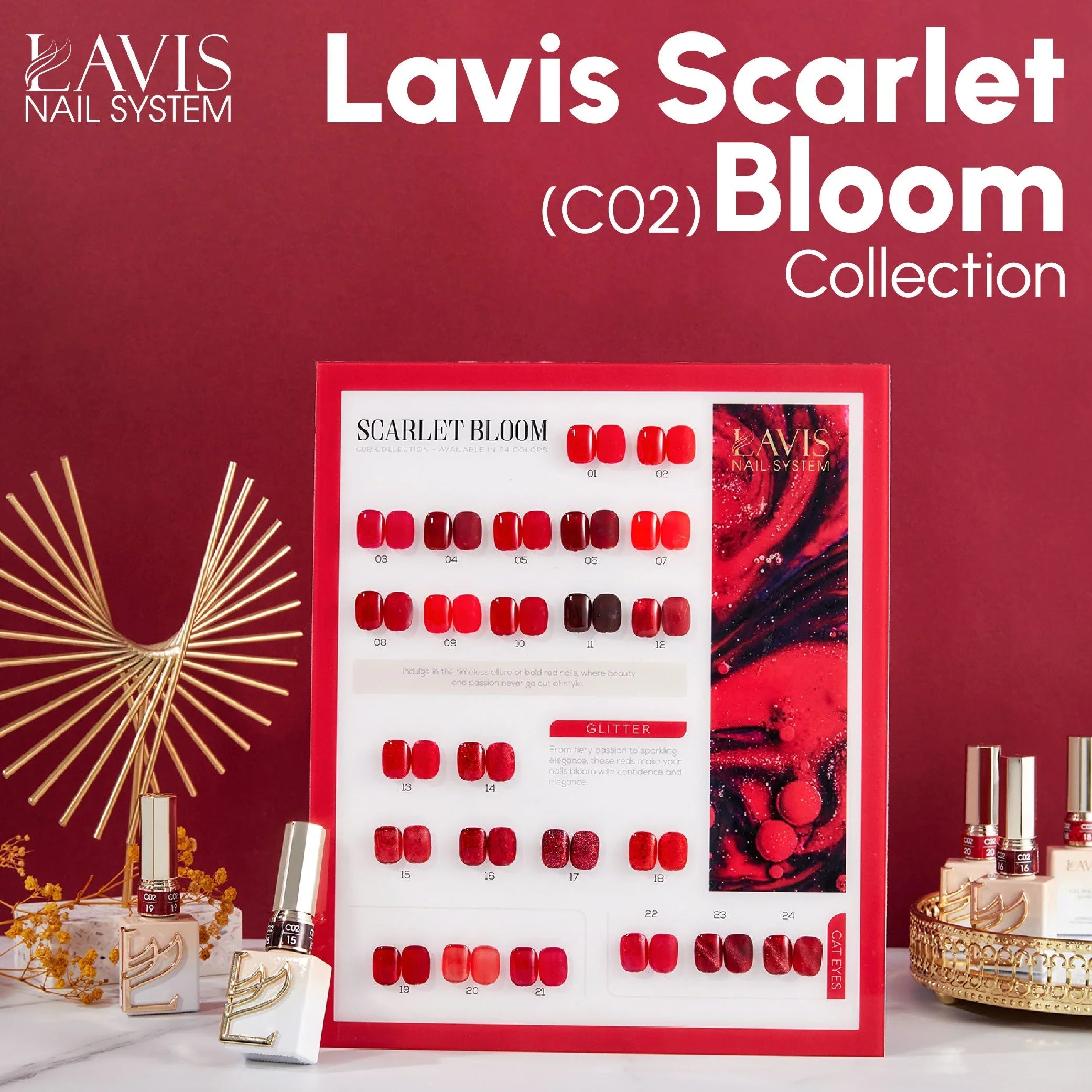 LAVIS C02 Scarlet Bloom Collection
