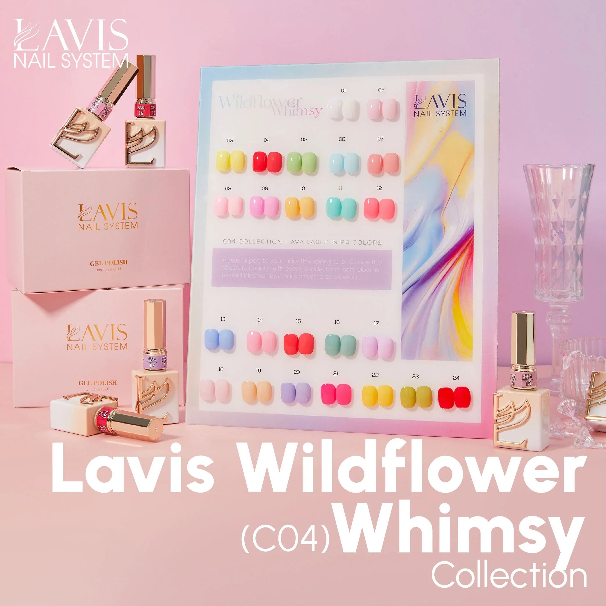 LAVIS C04 Wildflower Whimsy Collection