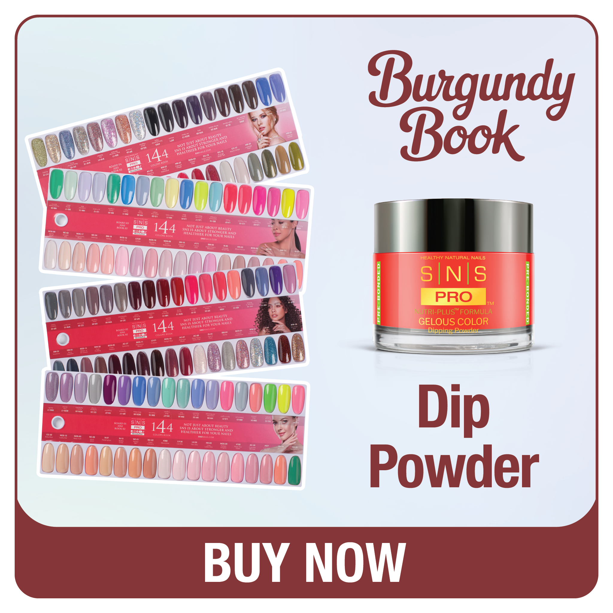 SNS Pro Dipping Powder - Burgundy Collection