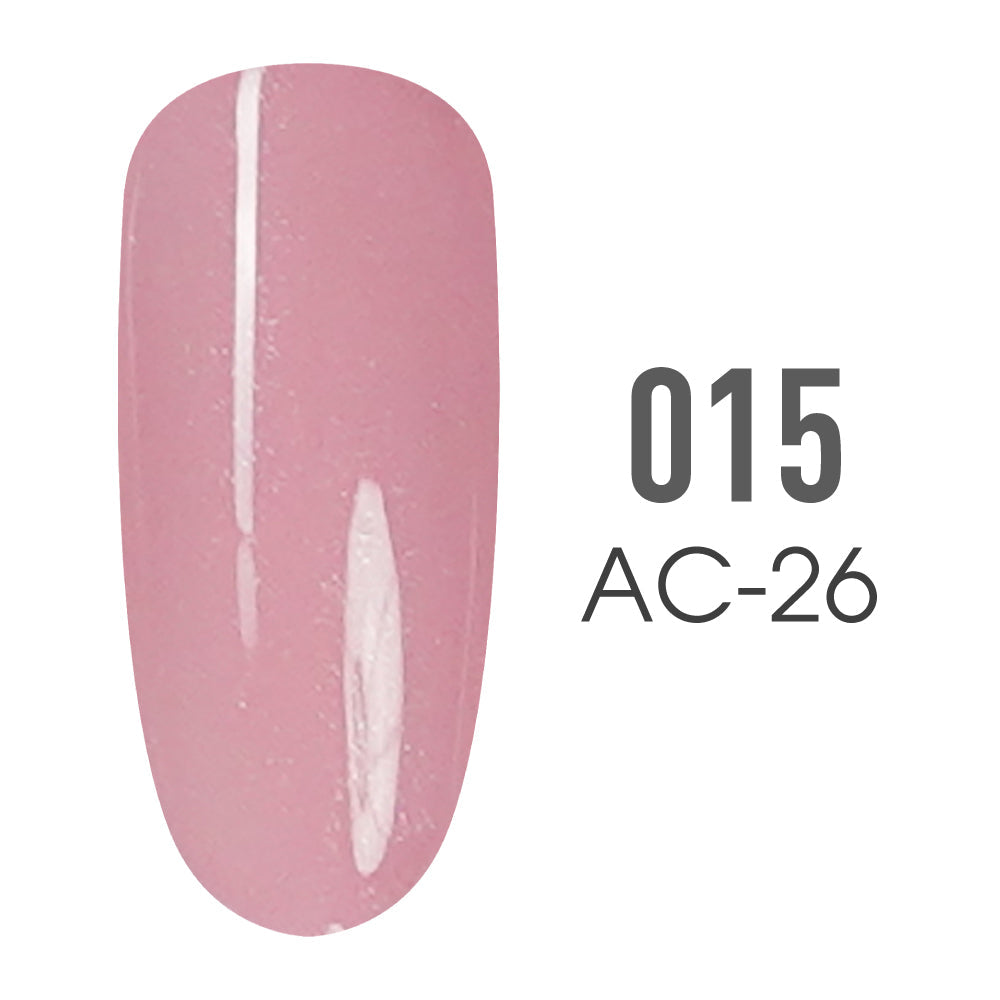 SNS Pro Gel Nail Polish Duo - 015 AC-26 - CUPCAKE MIMOSA - Burgundy Collection