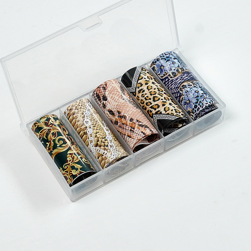 Nail Transfer Foil - Cheetah & Snake Print - W26
