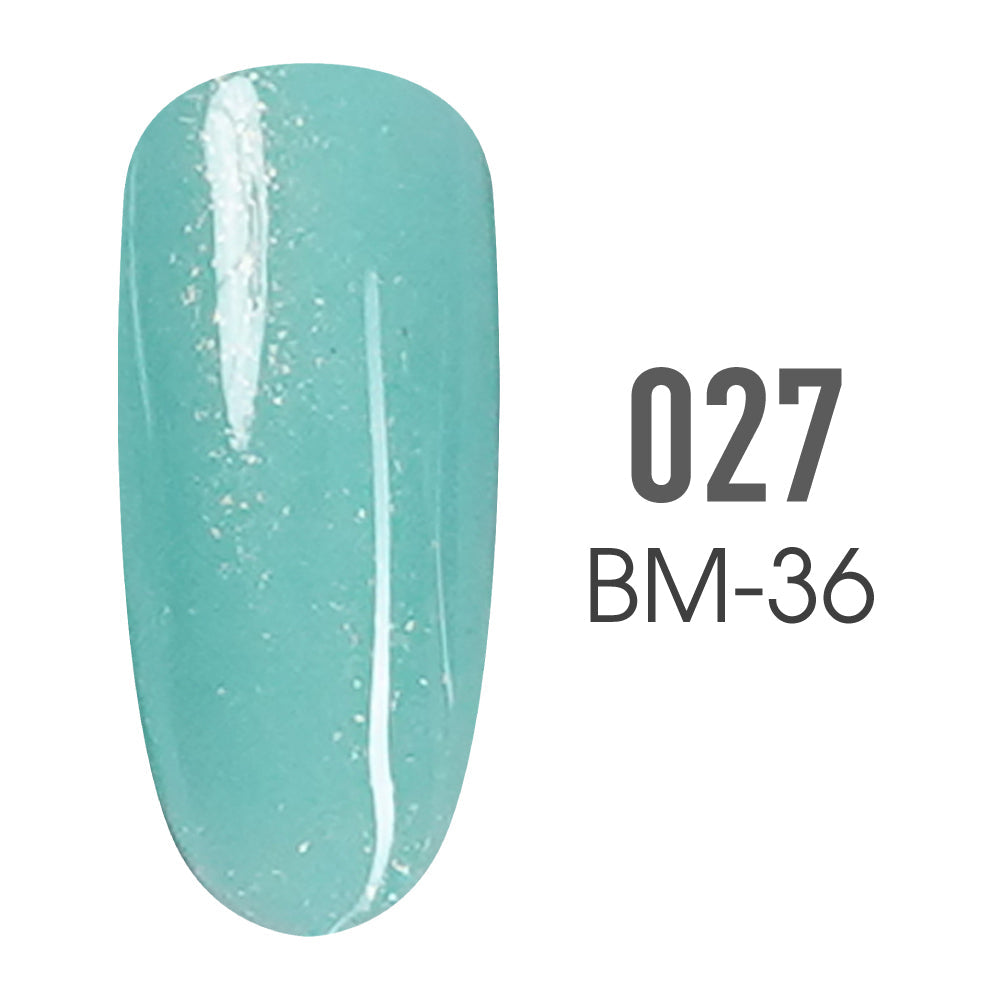 SNS Pro Gel Nail Polish Duo - 027 BM-36 - LAMB’S EAR - Burgundy Collection