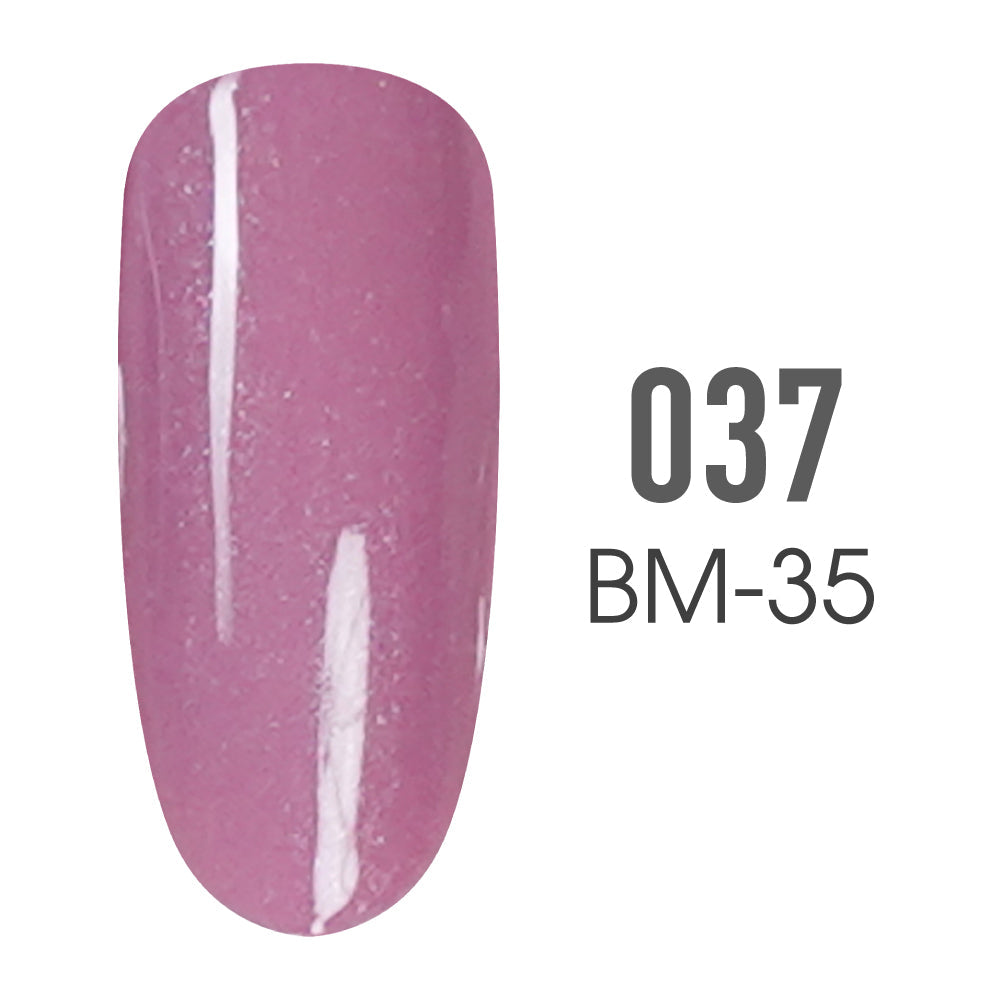 SNS Pro Gel Nail Polish Duo - 037 BM-35 - IMPATIENS - Burgundy Collection