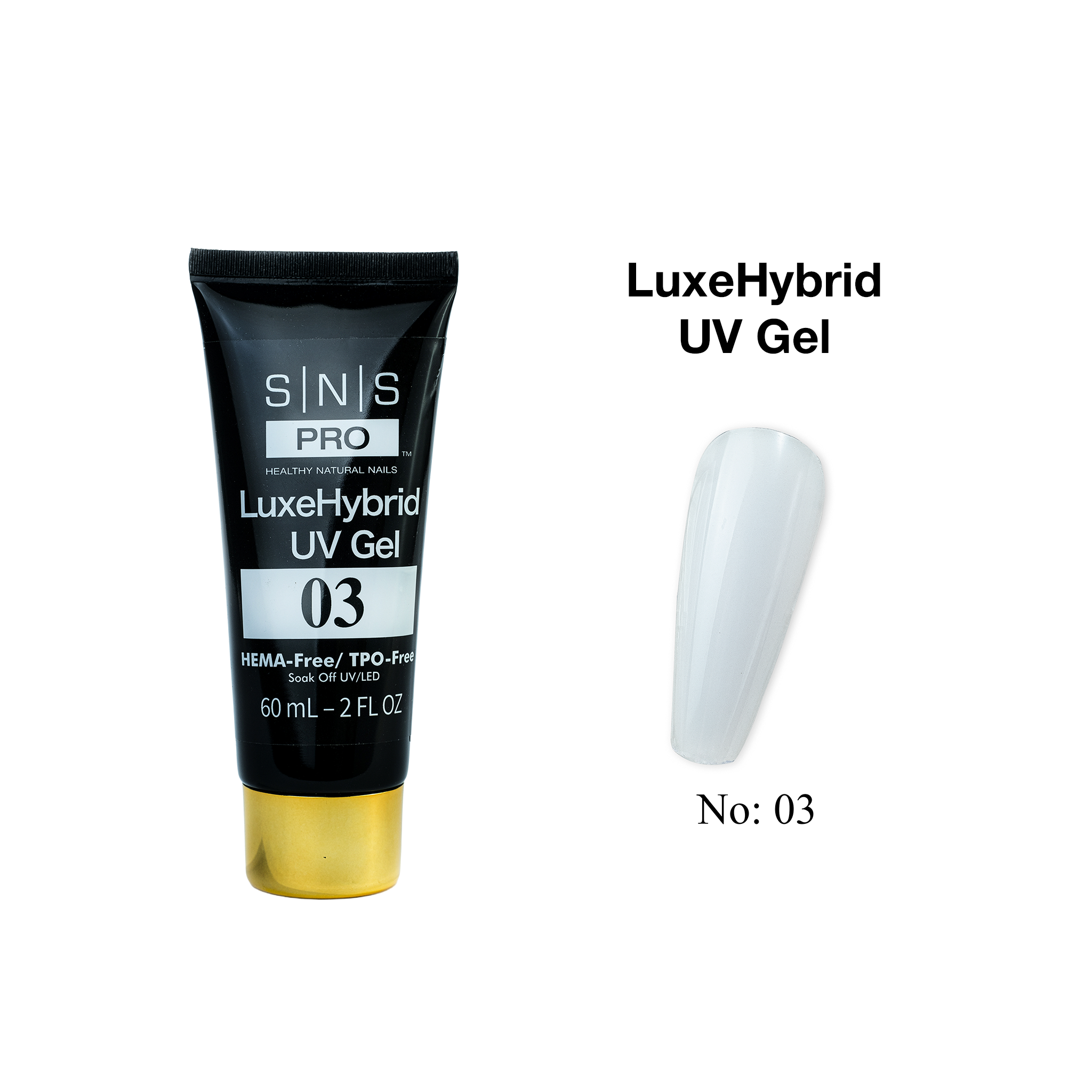 SNS LuxeHybrid UV Gel - 03 - 60ml