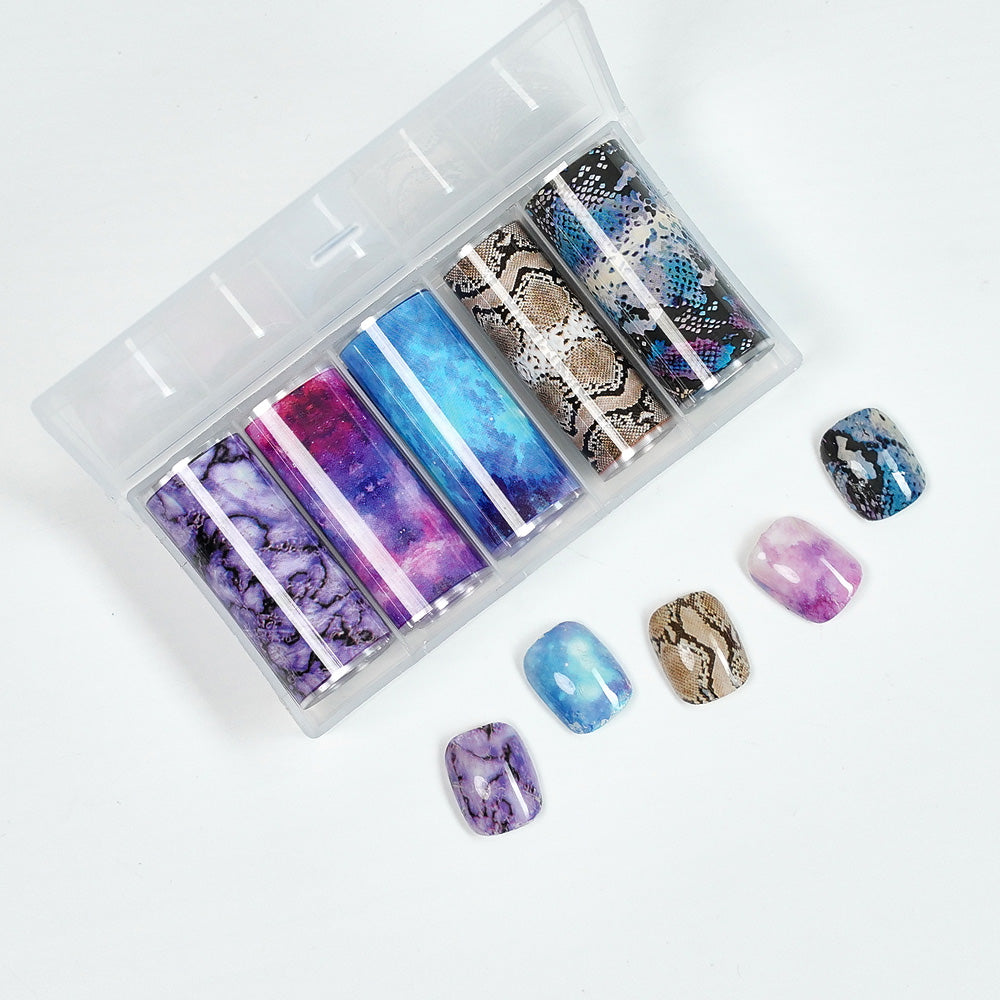 Animal Print Design Nail Foils