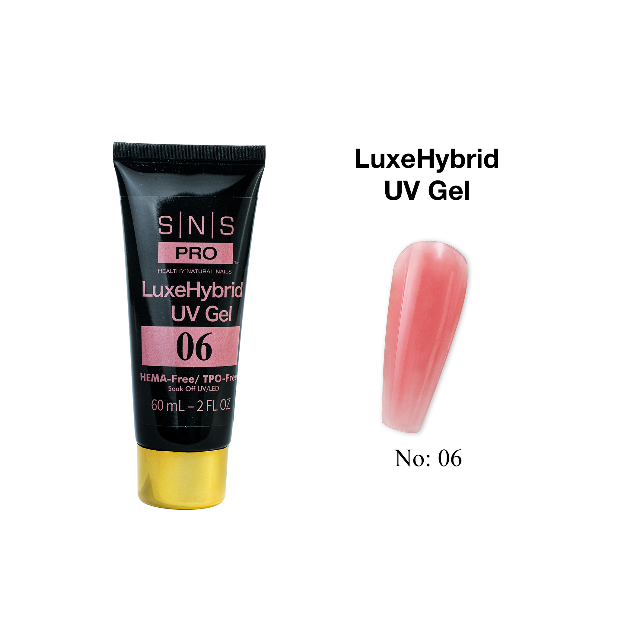 SNS LuxeHybrid UV Gel - 06 - 60ml