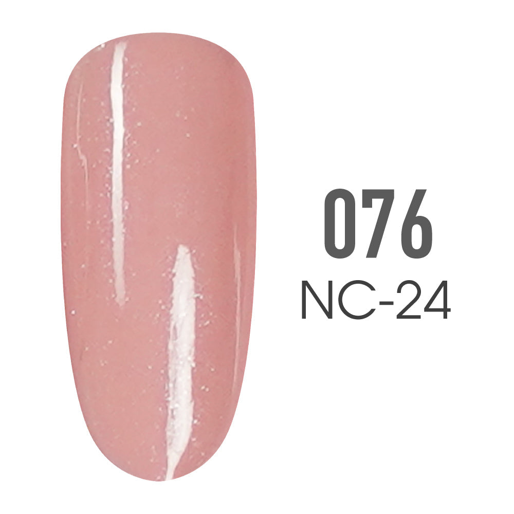 SNS Pro Gel Nail Polish Duo - 076 NC-24 - JITTERBUD - Burgundy Collection