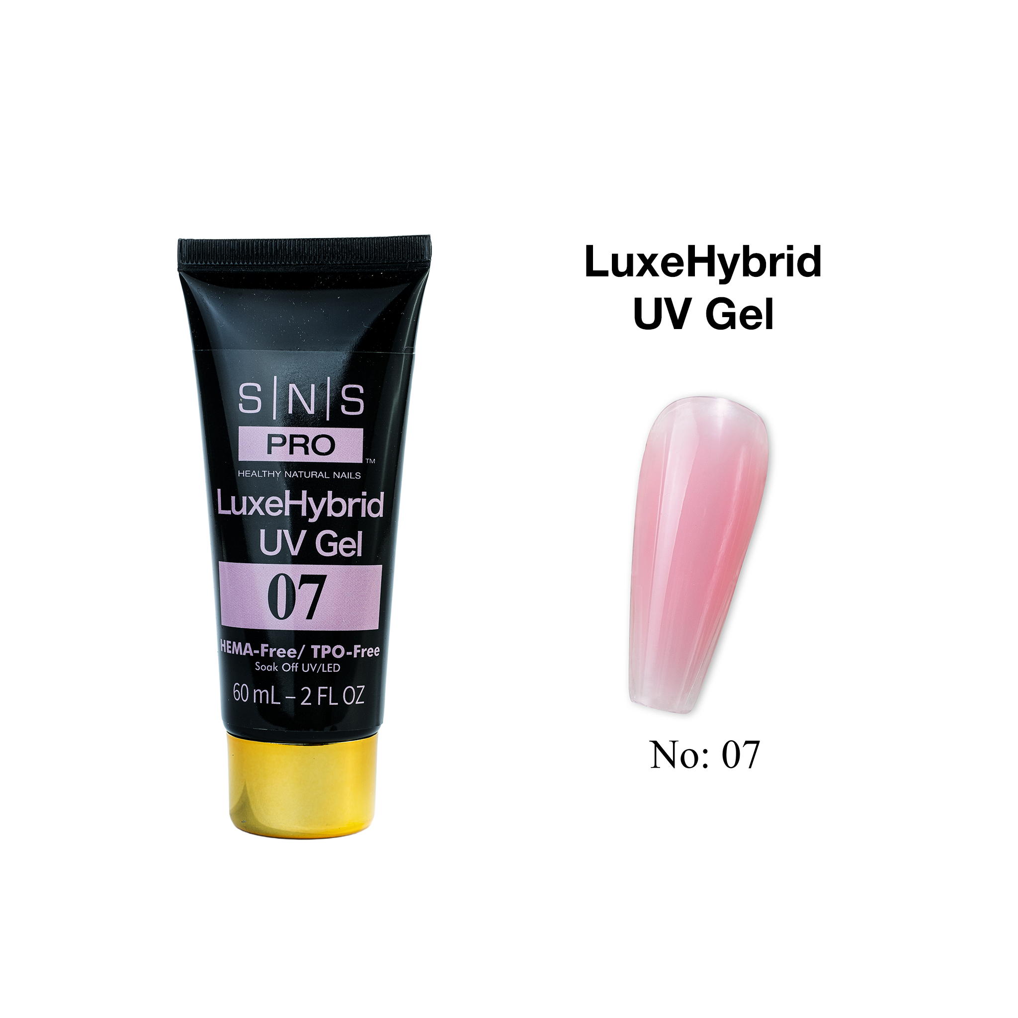 SNS LuxeHybrid UV Gel - 07 - 60ml