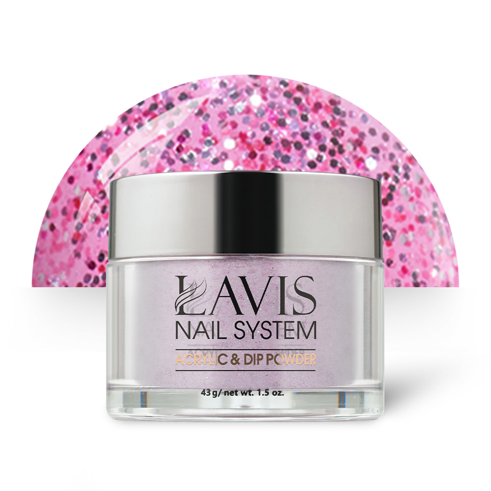 LAVIS Acrylic 1.5oz - 098 Pretty Pink Glitter