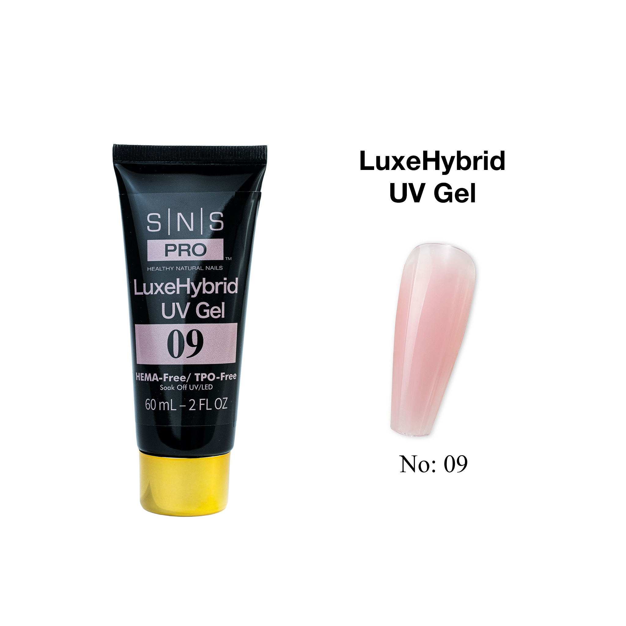 SNS LuxeHybrid UV Gel - 09 - 60ml