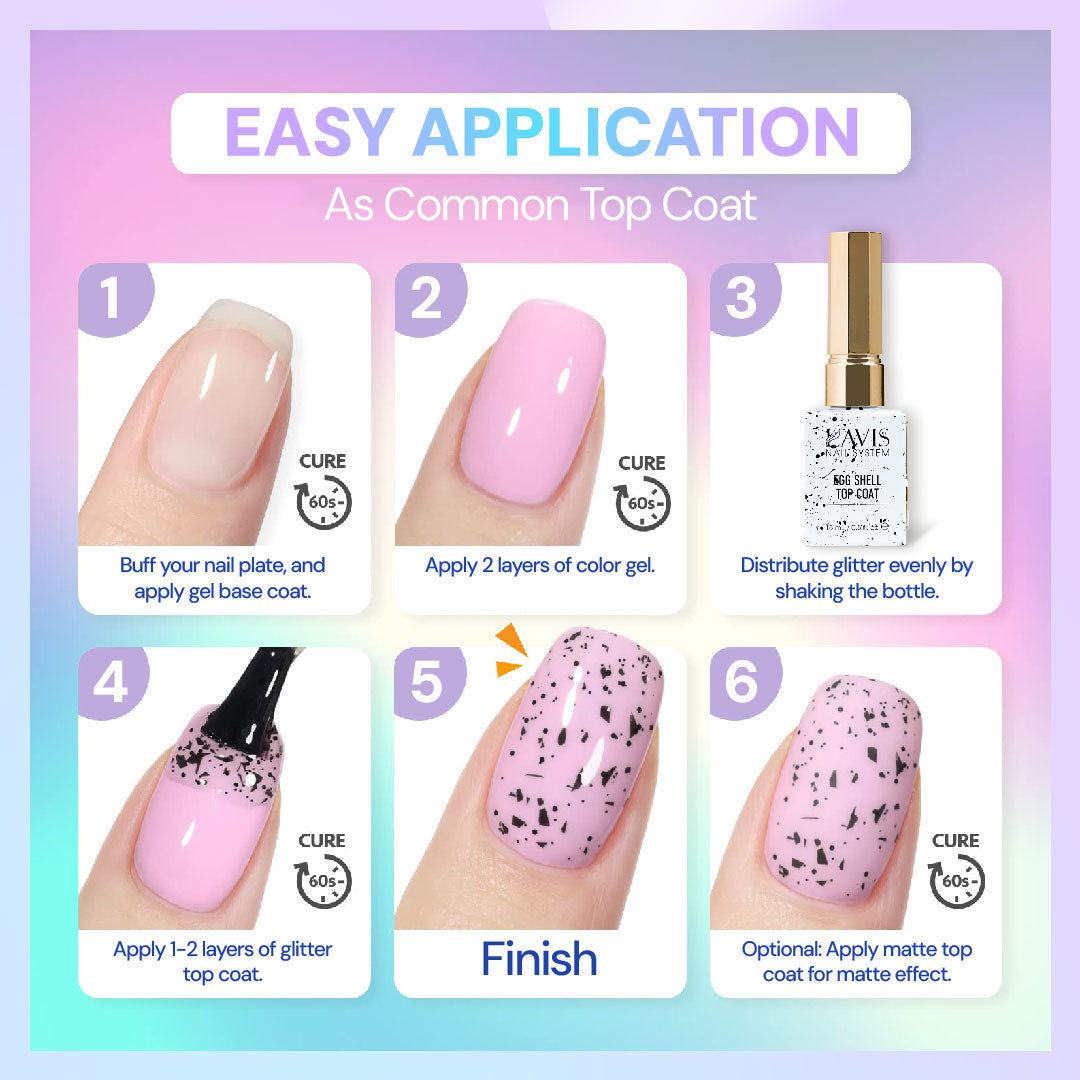 LAVIS Eggshell Top Coat 0.5oz