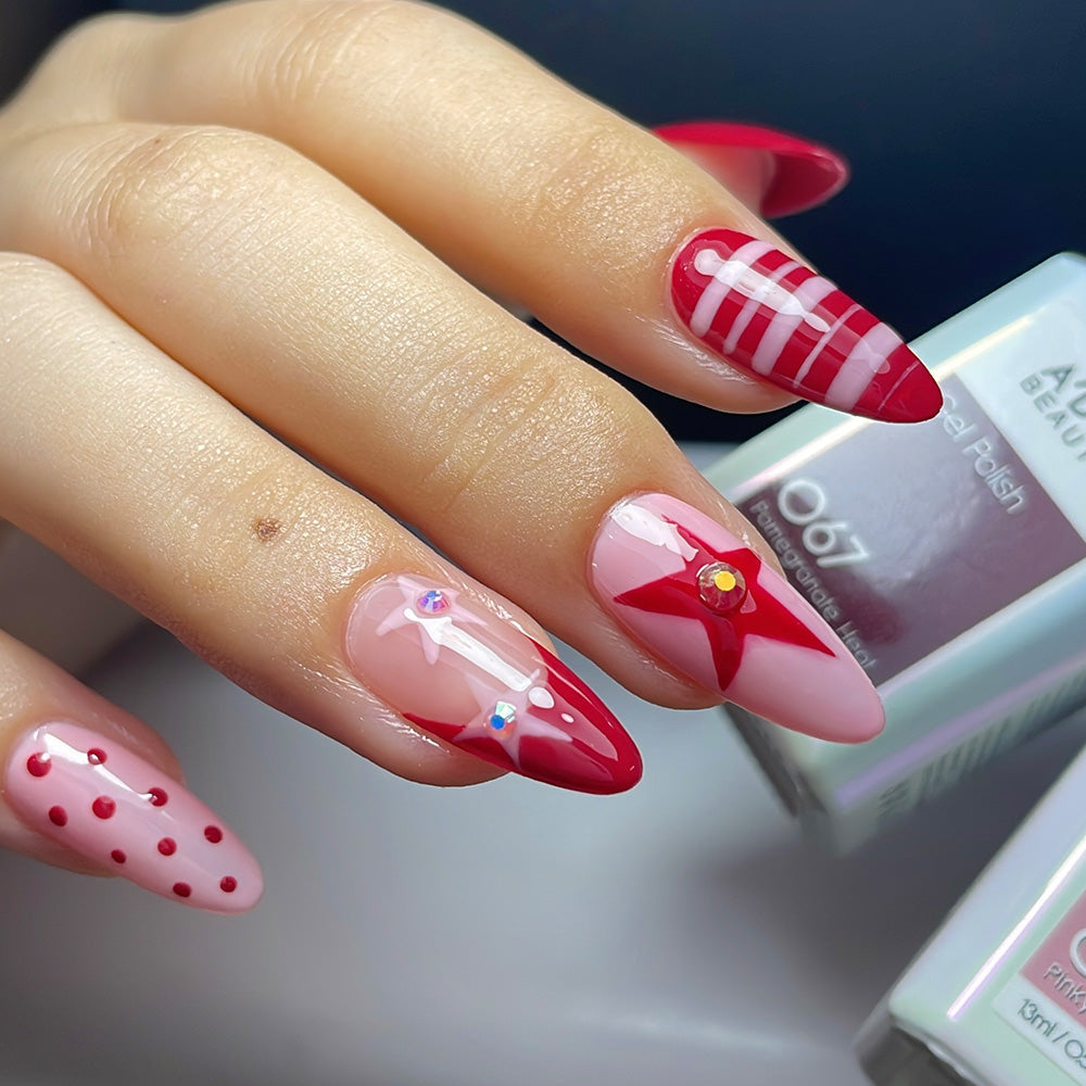 A'DOR HEMA-Free Gel Polish - 067 - Pomegrante Heat - 0.6 oz