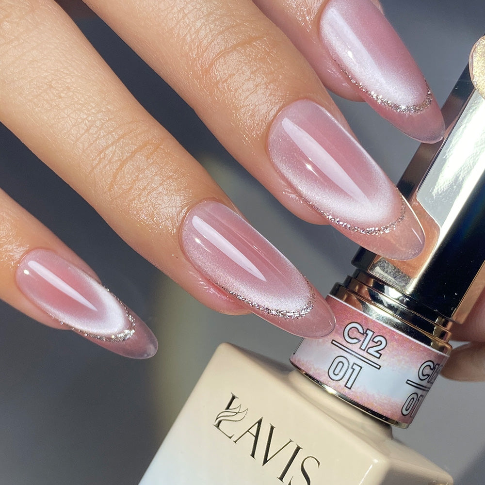 Lavis C12-01 Candy Quartz gel polish, photo 2 of 2