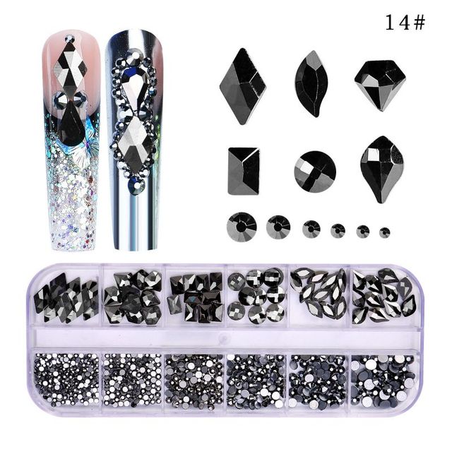 12 Grid Flat Diamonds - SP0476-14