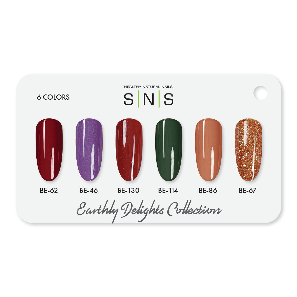 SNS Earthly Delights - 6 Colors Collection - Dip/Acrylic Powder  by Signature Nail System SNS Nails USA