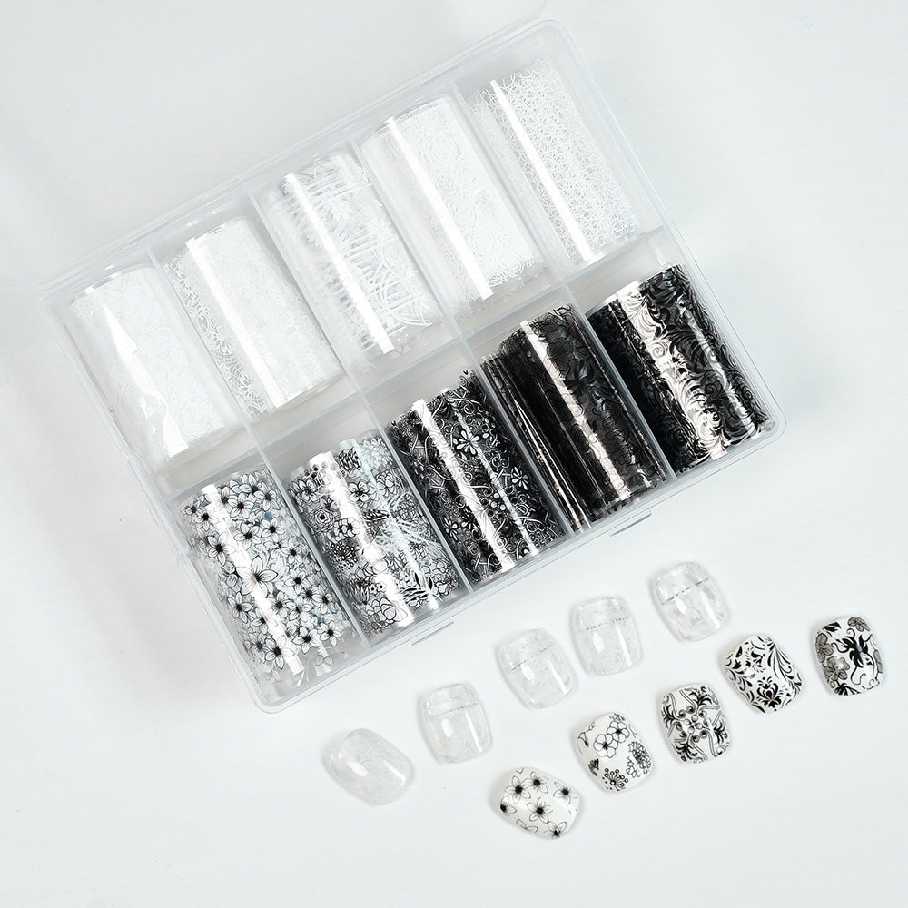 Nail Transfer Foil - Lace Print - TZ21