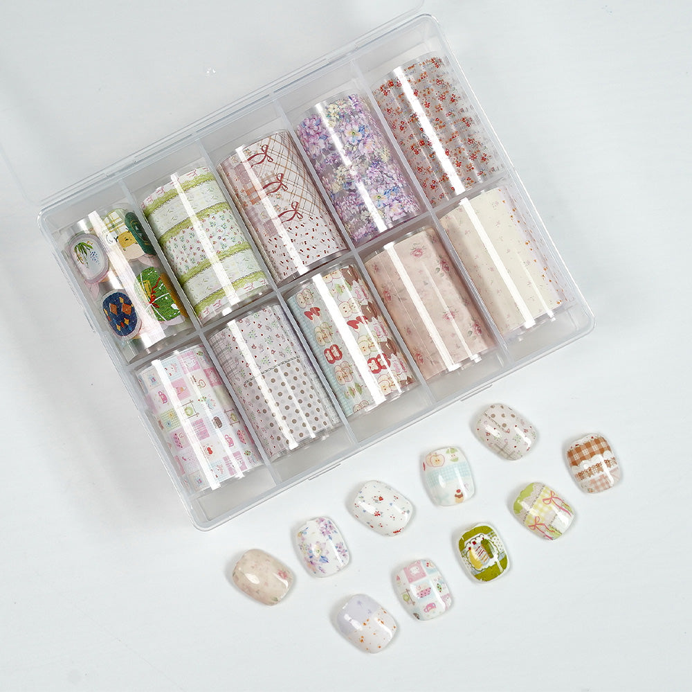 Korean Design Nail Foils