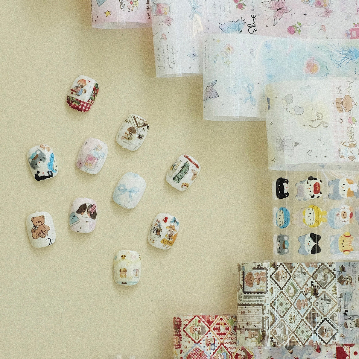 Nail Foil - Cute Aesthetic Animal