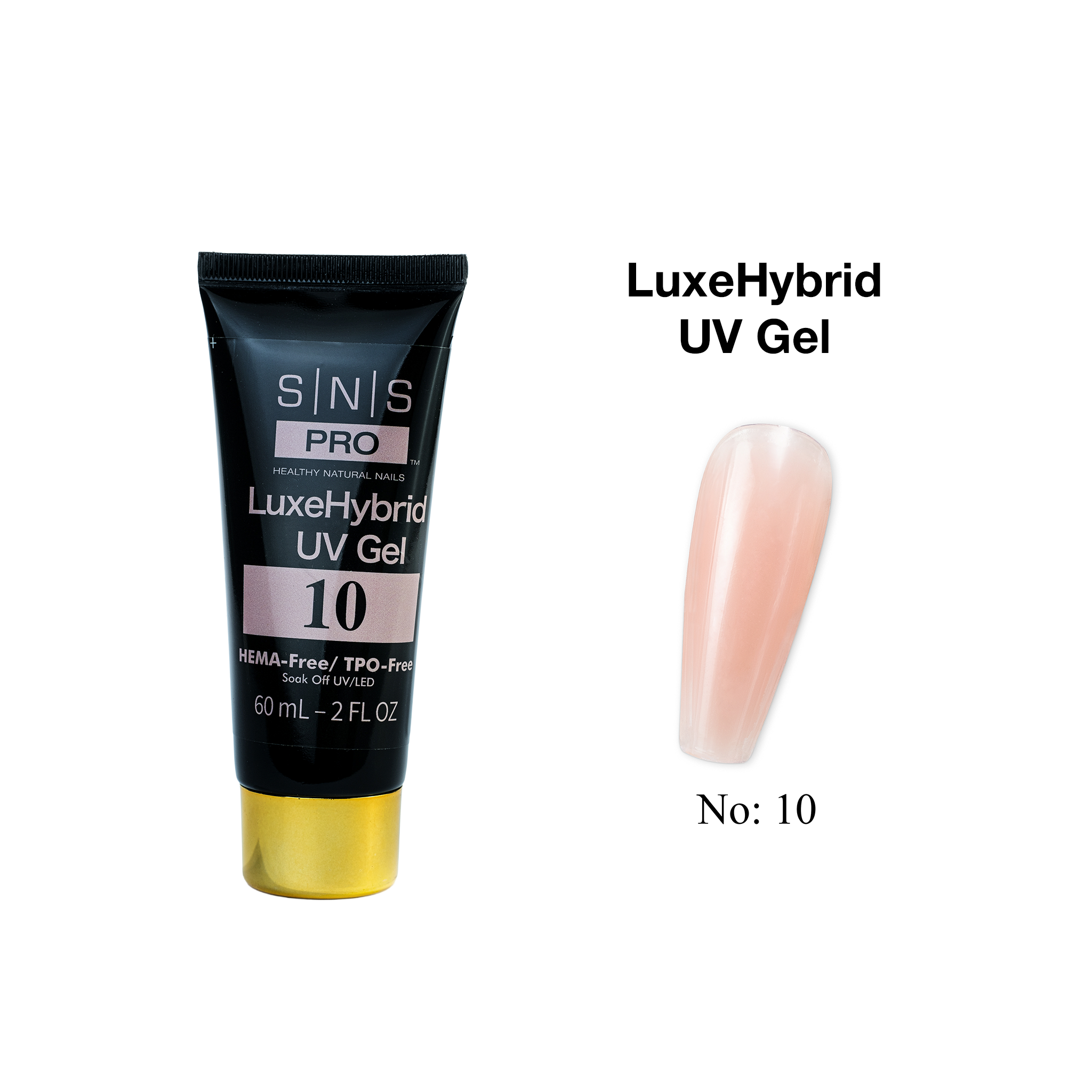 SNS LuxeHybrid UV Gel - 10 - 60ml