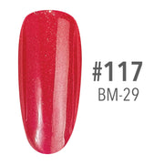 SNS Pro Gel Nail Polish Duo - 117 BM-29 - Pink Collection
