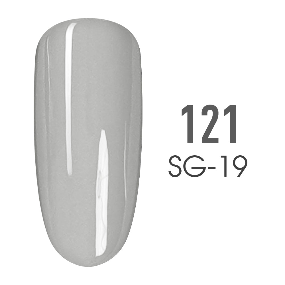 SNS Pro Gel Nail Polish Duo - 121 SG19 - ENOUGH SMALL TALK - Burgundy Collection