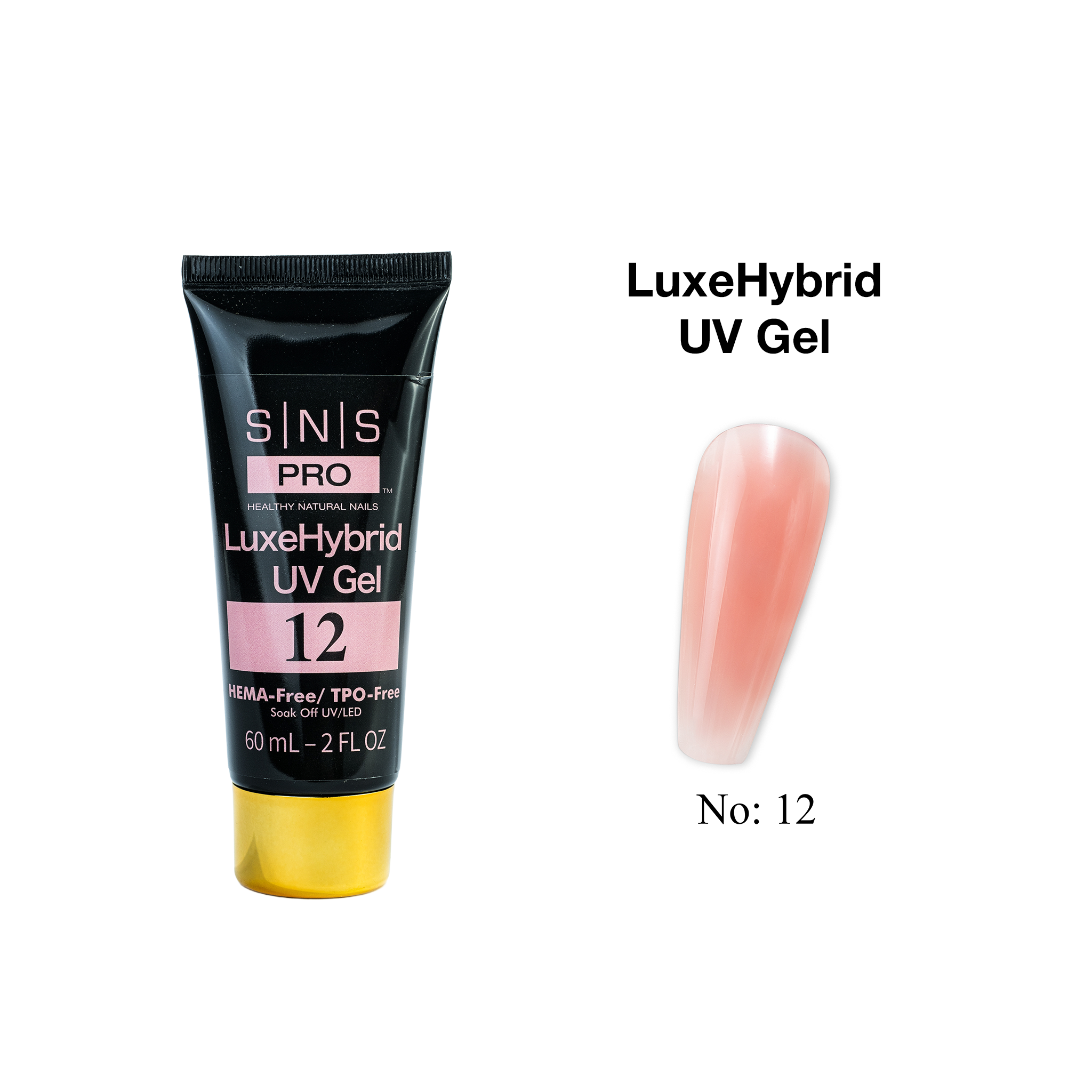 SNS LuxeHybrid UV Gel - 12 - 60ml