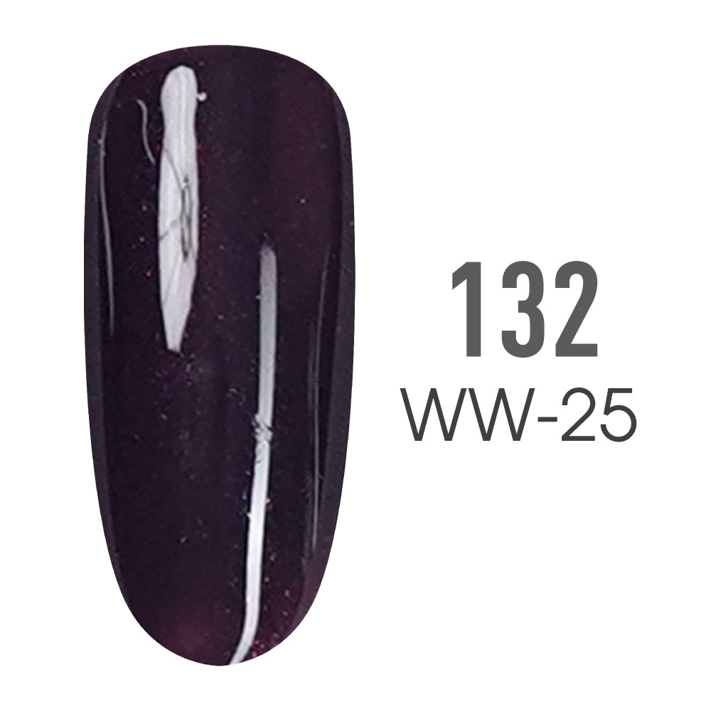 SNS Pro Gel Nail Polish Duo - 132 WW25 - WINTER MELON - Burgundy Collection