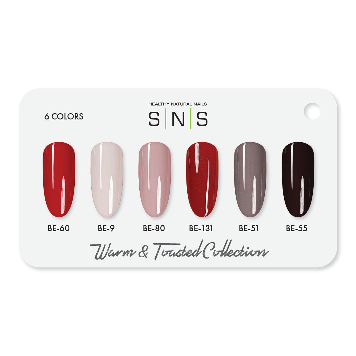 SNS Warm And Toasted - 6 Colors Collection - Dip/Acrylic Powder  by Signature Nail System SNS Nails USA