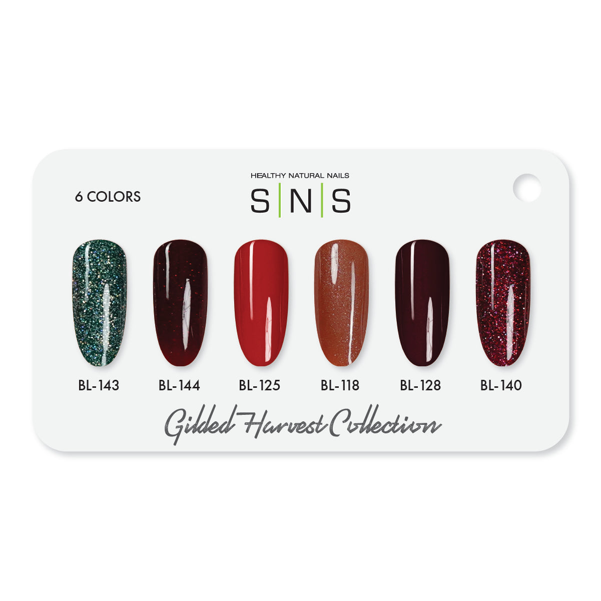 SNS Gilded Harvest - 6 Colors Collection - Dip/Acrylic Powder  by Signature Nail System SNS Nails USA