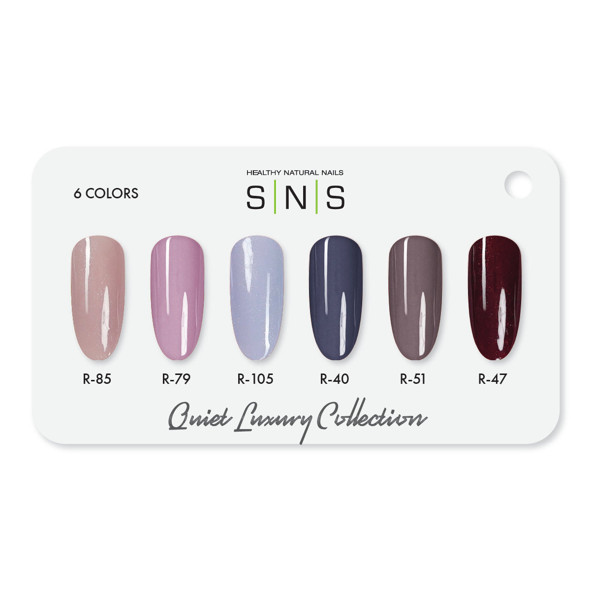 SNS Quiet Luxury - 6 Colors Collection - Gel & Lacquer Duo by Signature Nail System SNS Nails USA