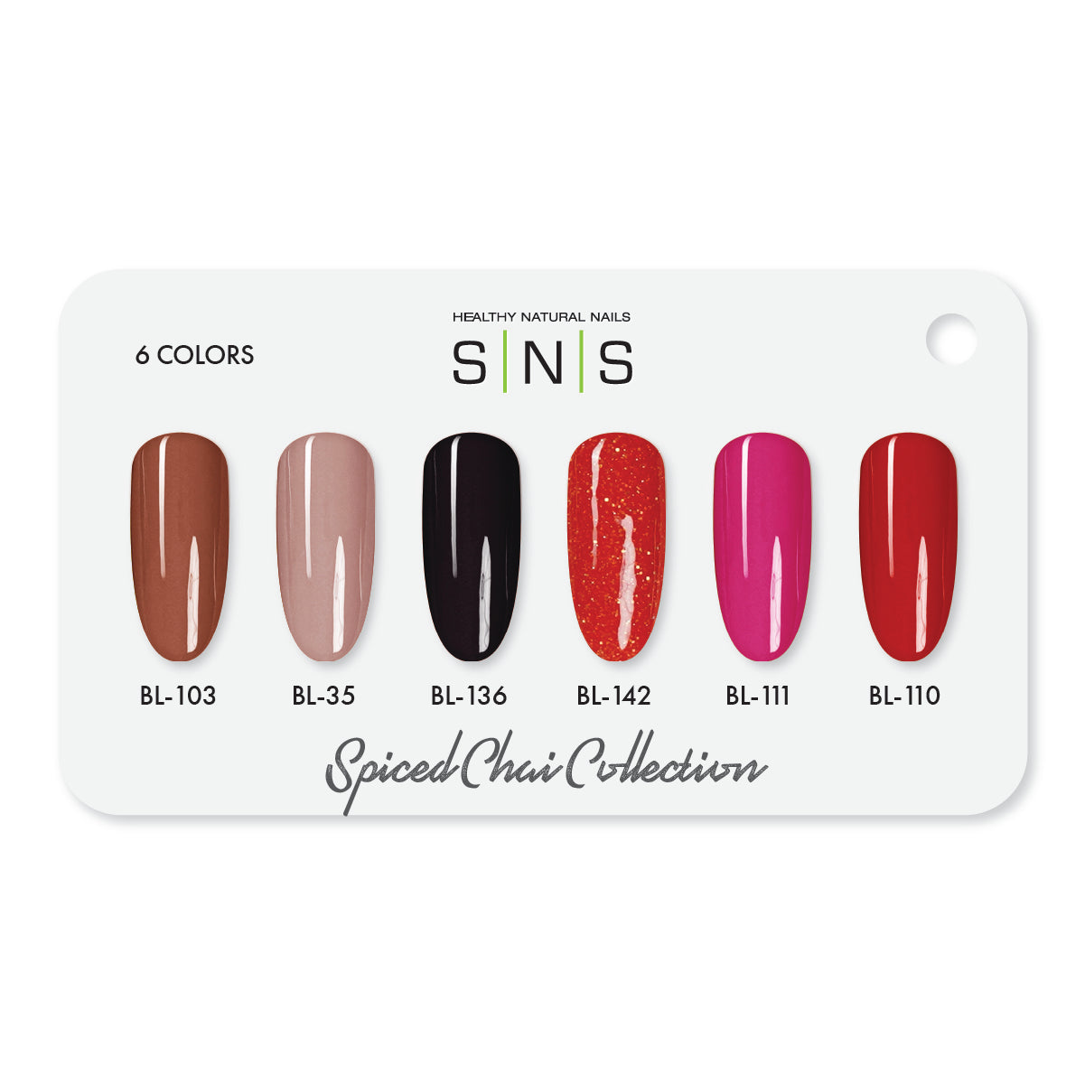 SNS Spiced Chai - 6 Colors Collection - 4in1 by Signature Nail System SNS Nails USA