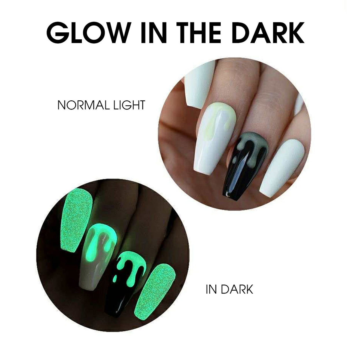 LDS Glow in the Dark Gel Top Coat 15ml