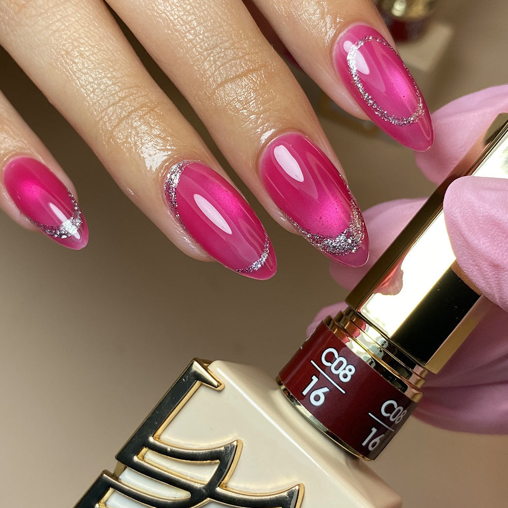 LAVIS C08 - 16 - Gel Polish 0.5 oz - Glass Gala Collection