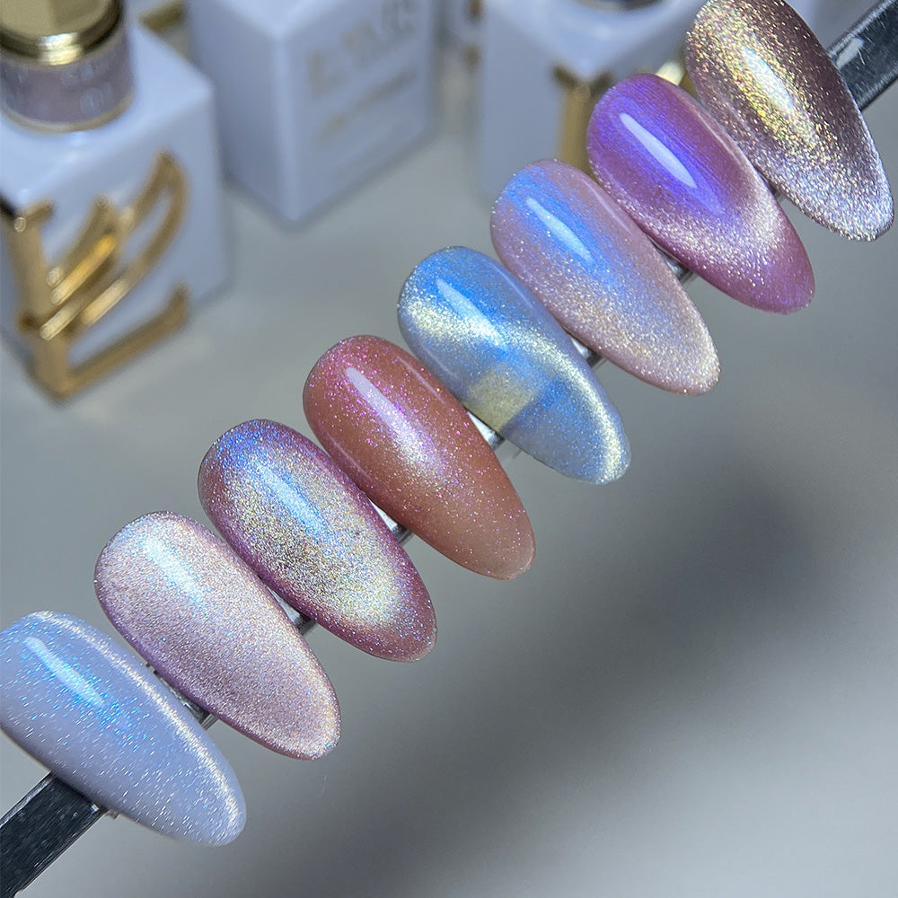 Lavis CE11-07 Enchanted Spell cat eye gel polish, photo 6 of 7