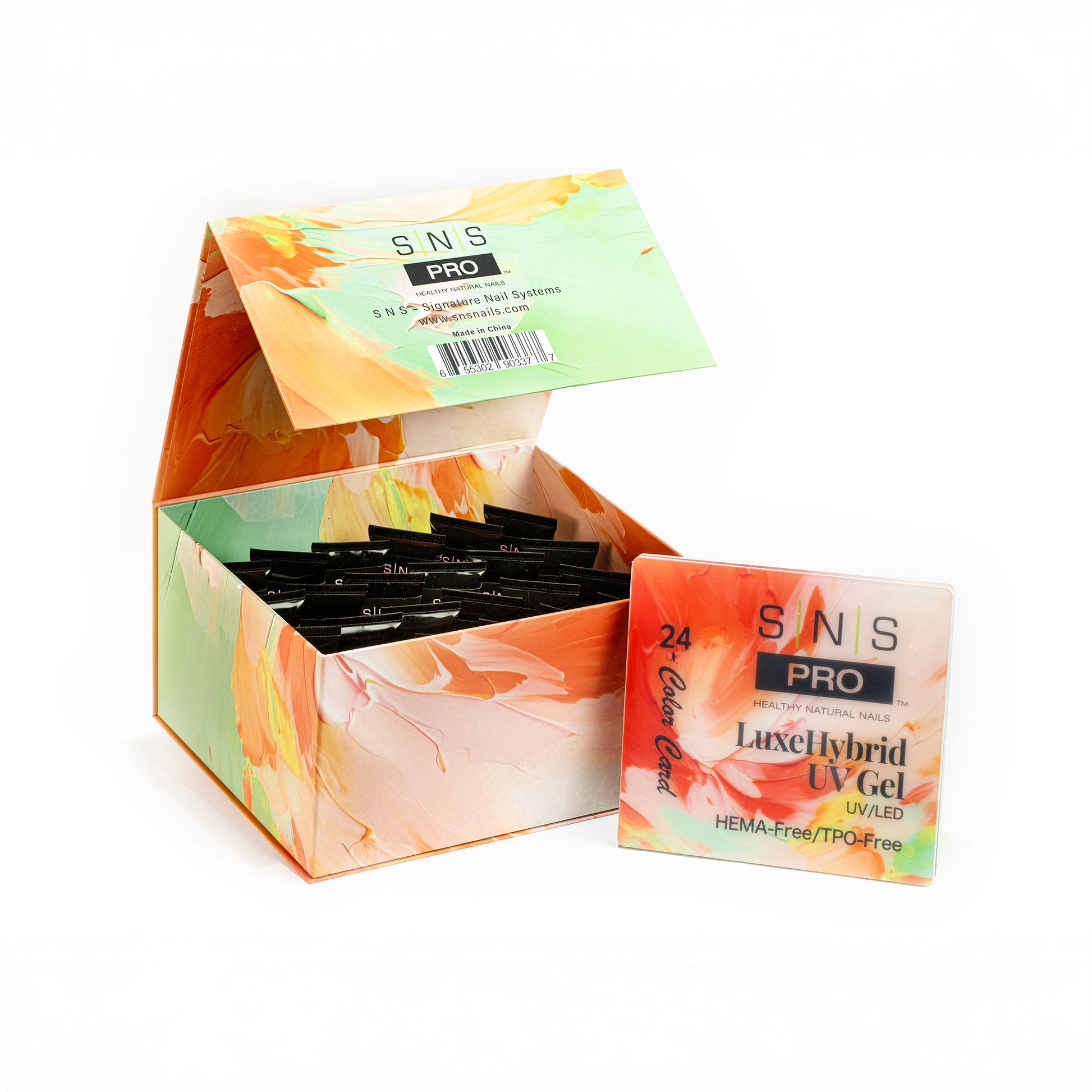 SNS LuxeHybrid UV Gel - Set 24 Colors - 60ml