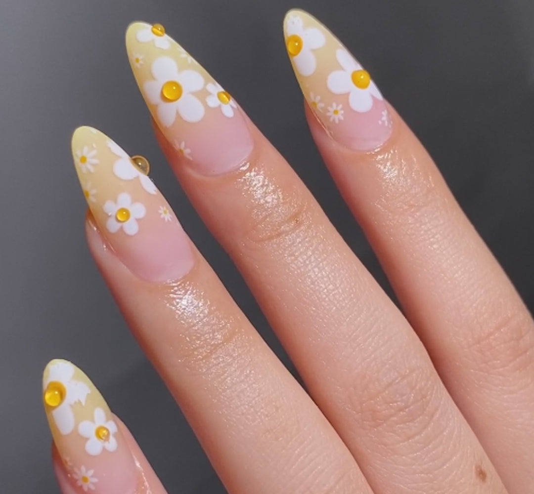 Nail Transfer Foil -Daisy Flowers - W9