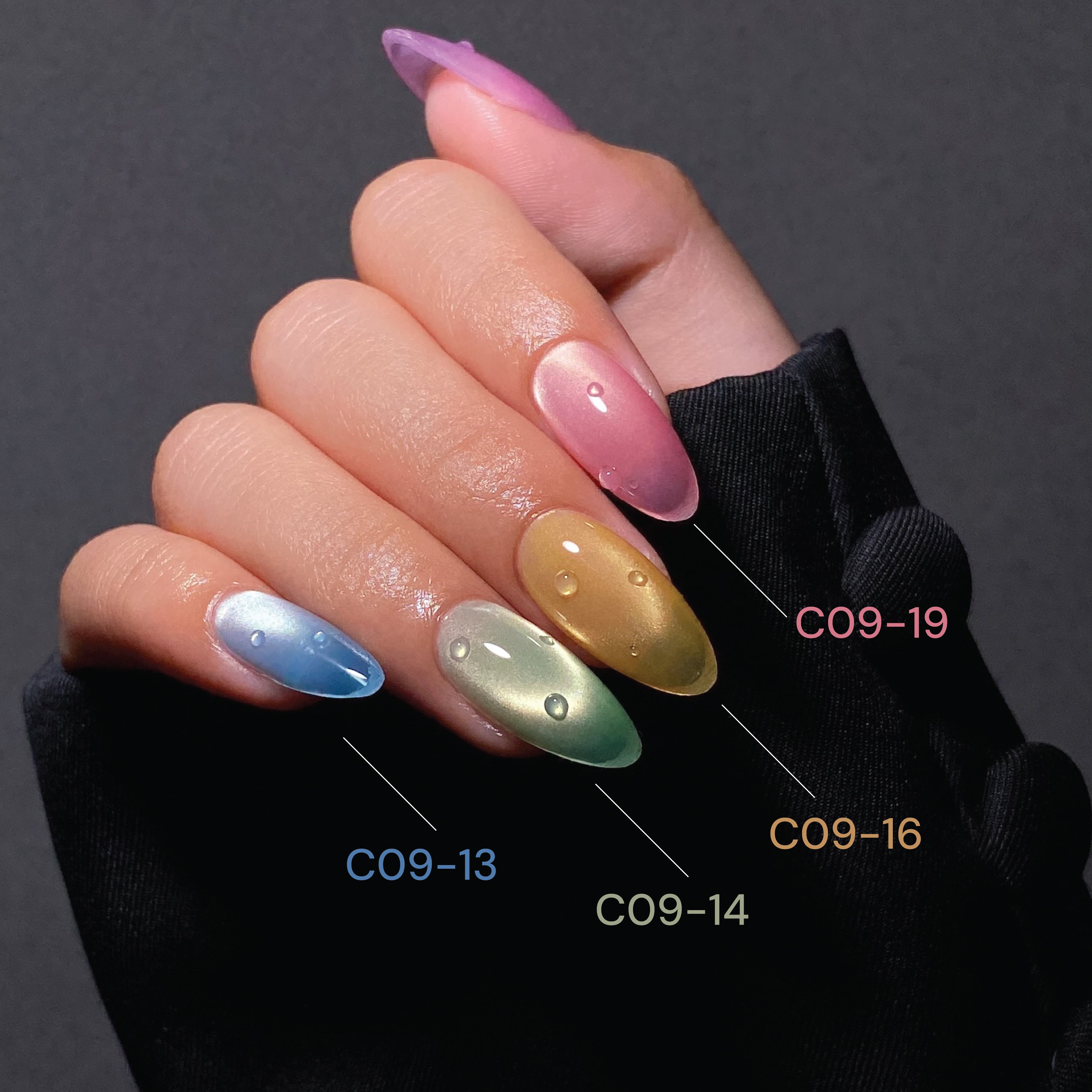 LAVIS Cat Eyes C09 - 19 - Gel Polish 0.5 oz - Morning Dewdrop Collection