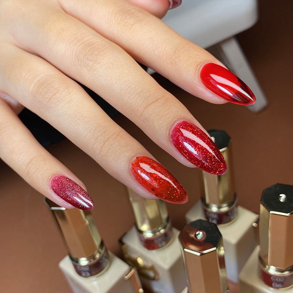 Lavis C02-23 Scarlet Bloom gel polish, photo 14 of 14