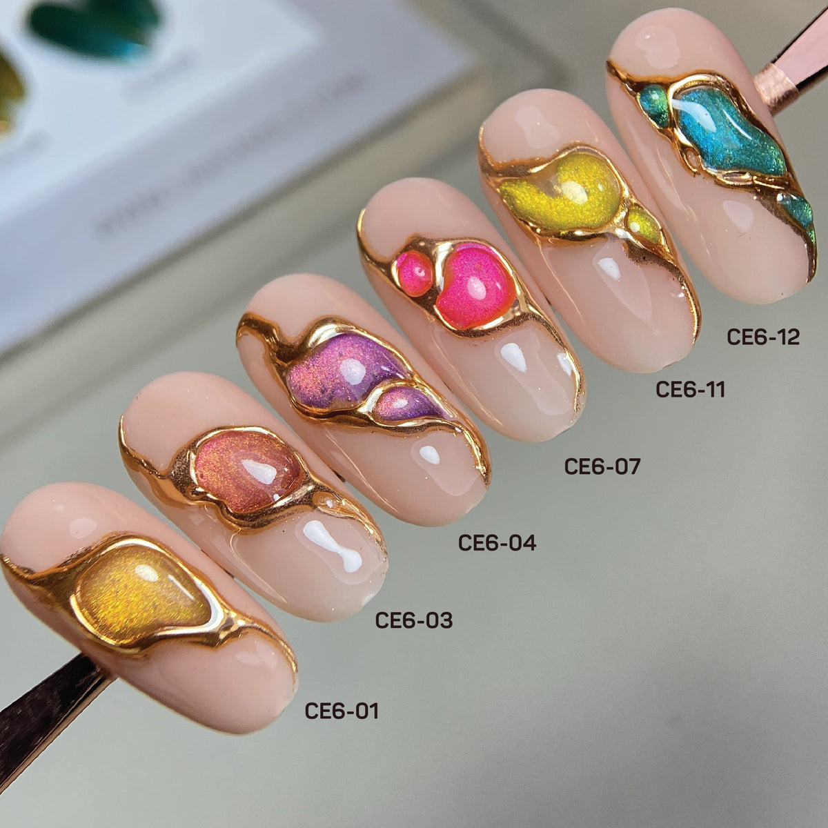 Lavis CE6-12 Prism Pop cat eye gel polish, photo 7 of 9