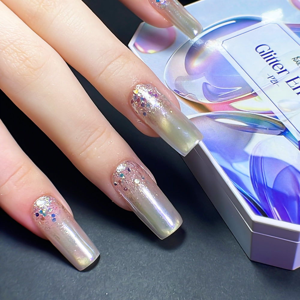 Lavis Pat Pat Gel P21 Glitter Envy, Ombre Gel, photo 2 of 2