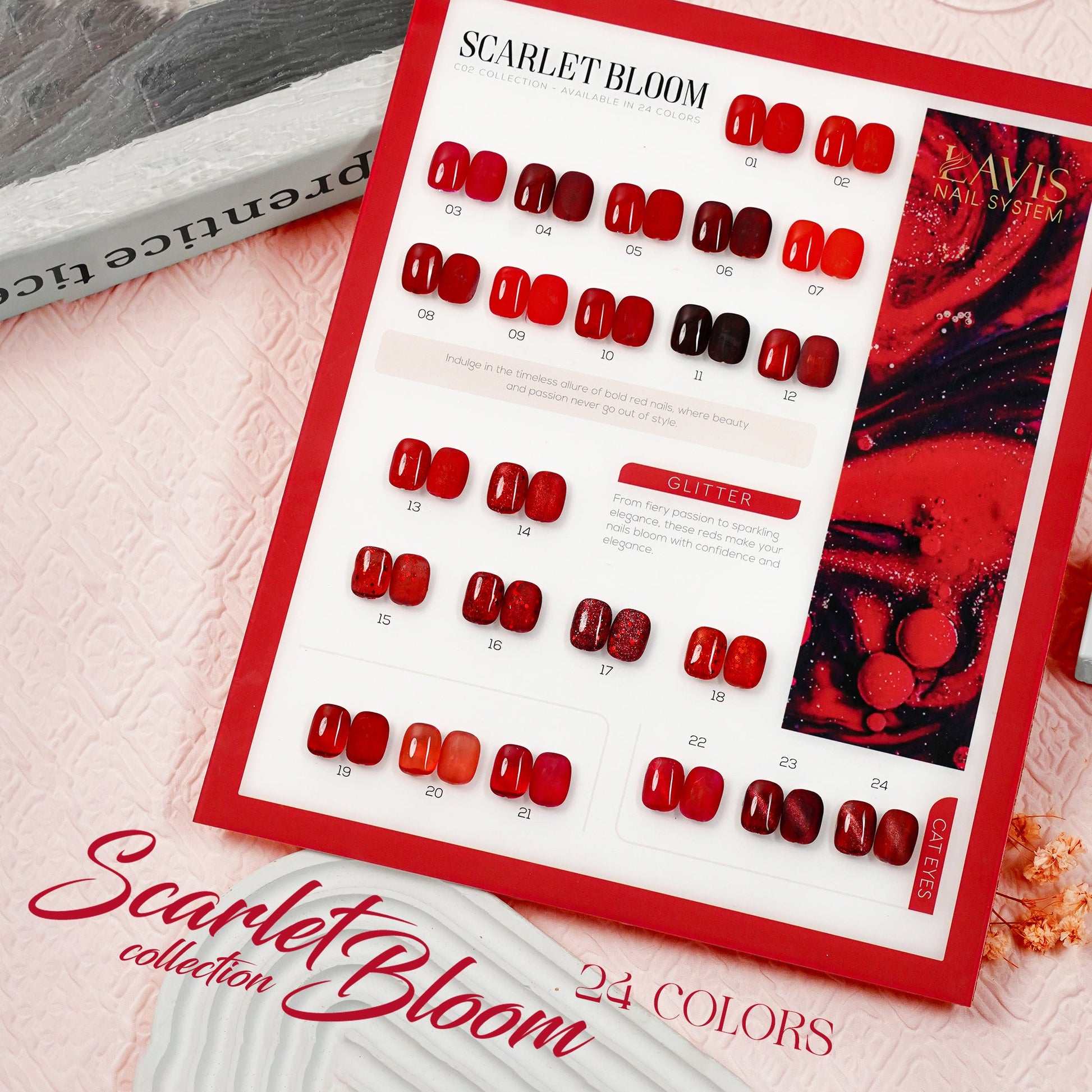 LAVIS C02 (Ver2) - 11 - Gel Polish 0.5 oz - Scarlet Bloom Collection