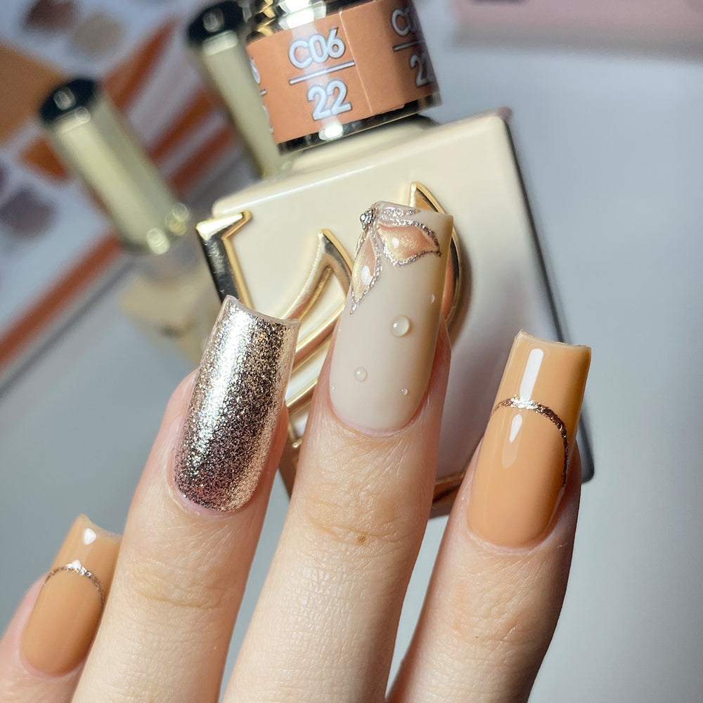 LAVIS C06 - 22 - Gel Polish 0.5 oz - Maple & Mocha Collection