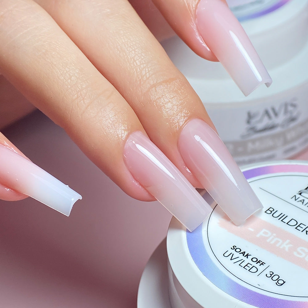 LAVIS 14 Pink Sugar - Builder Gel In The Jar 30ml