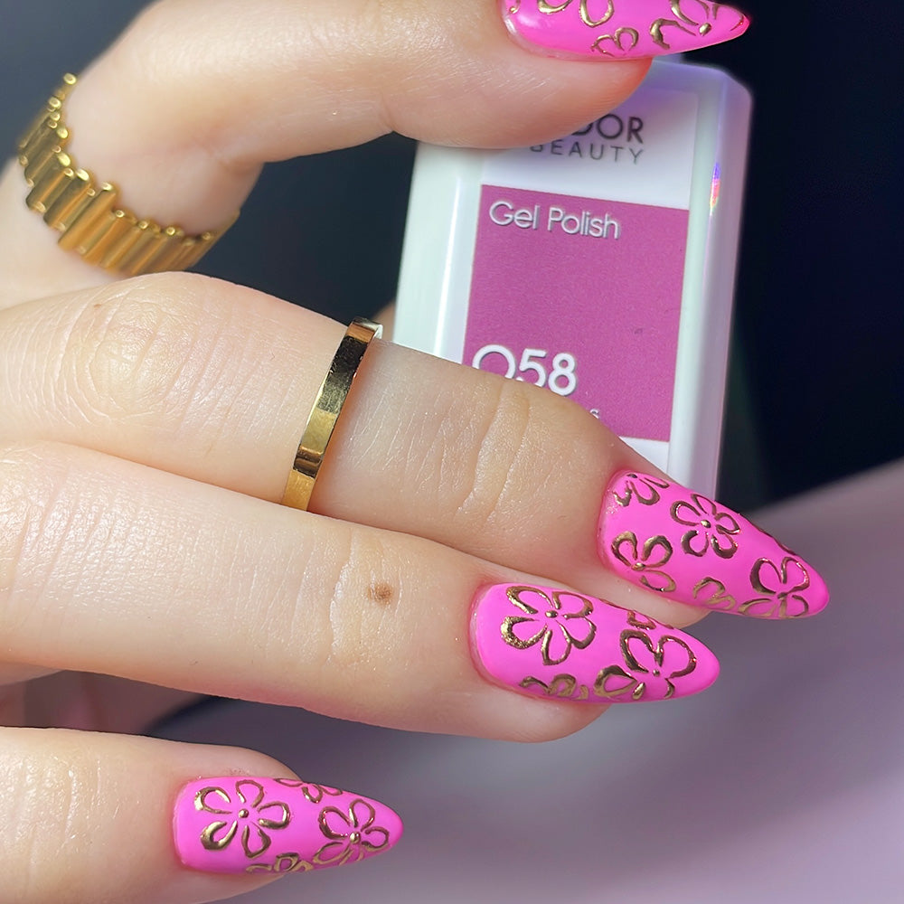 A'DOR HEMA-Free Gel Polish - 058 - Pop Princess - 0.6 oz