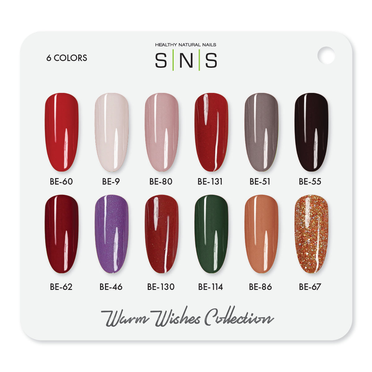 SNS Warm Wishes - 12 Colors Collection - Dip/Acrylic Powder  by Signature Nail System SNS Nails USA