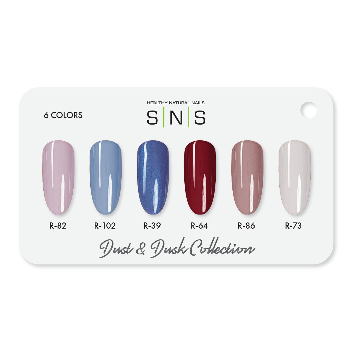 SNS Dust and Dusk - 6 Colors Collection - Gel & Lacquer Duo by Signature Nail System SNS Nails USA
