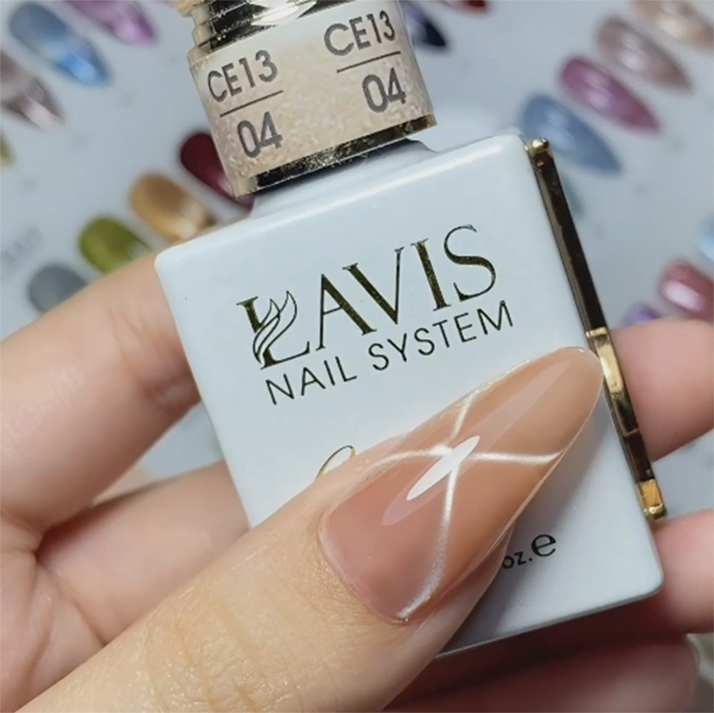 Lavis CE13-04 Moonlit Mirage cat eye gel polish, photo 8 of 13